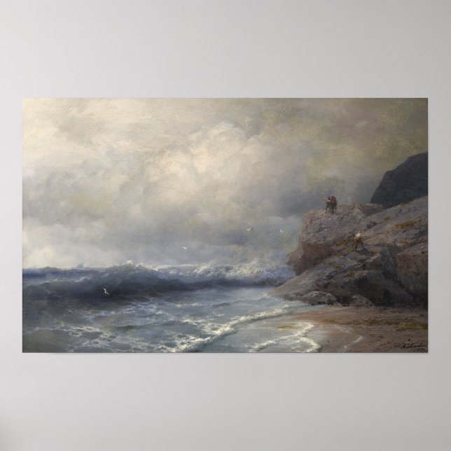 Aivazovsky - A Ship In Peril 1894 Poster (Front)