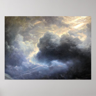 Aivazovsky - Fragment Oblaka i Molnii Poster
