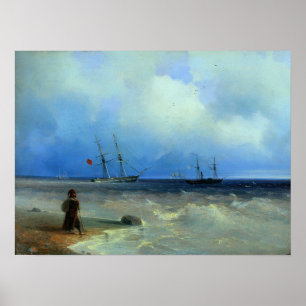 Aivazovsky - Sea Coast Poster