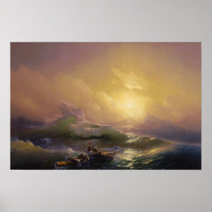 Aivazovsky - The Ninth Wave 1850 Poster