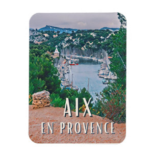 Aix-en-Provence Photo Vintage  Magnet
