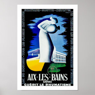 Aix Les Bains ~ Savoie Poster