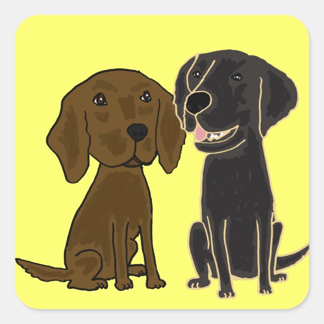 AJ- Flatcoated Retriever Sticker (Front)