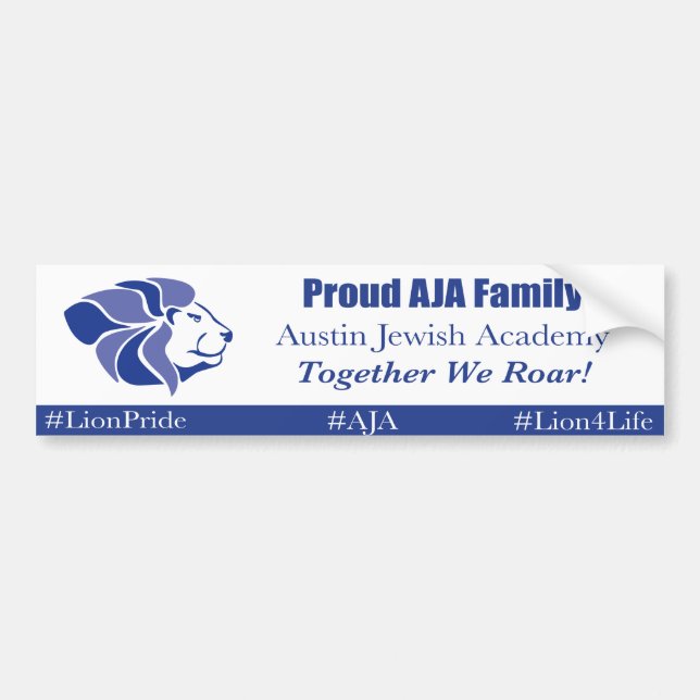 AJA Bumper Sticker (Front)
