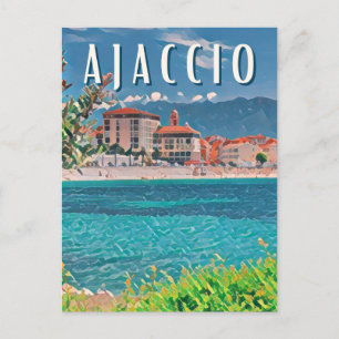 Ajaccio Photo Vintage Postcard