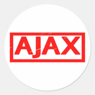 Ajax Stamp Classic Round Sticker
