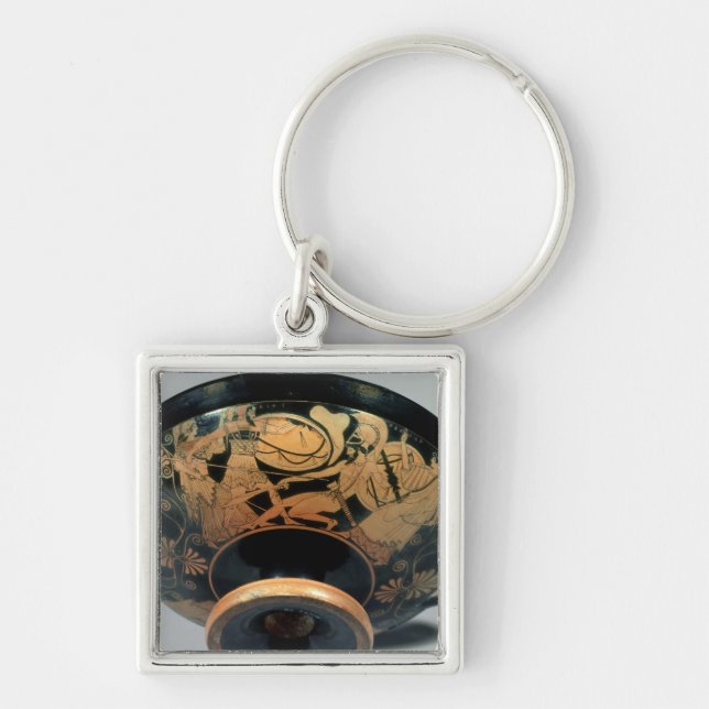 Ajax, urged on by Athena Key Ring (Front)