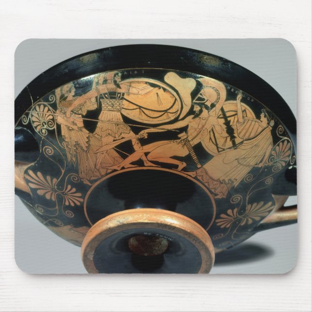 Ajax, urged on by Athena Mouse Mat (Front)