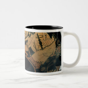 Ajax, urged on by Athena Two-Tone Coffee Mug