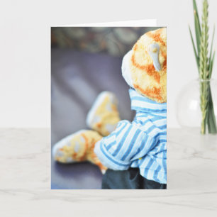 Ajay's Teddy Bear Greeting Card