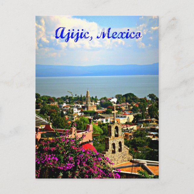 Ajijic Village Mexico Postcard (Front)