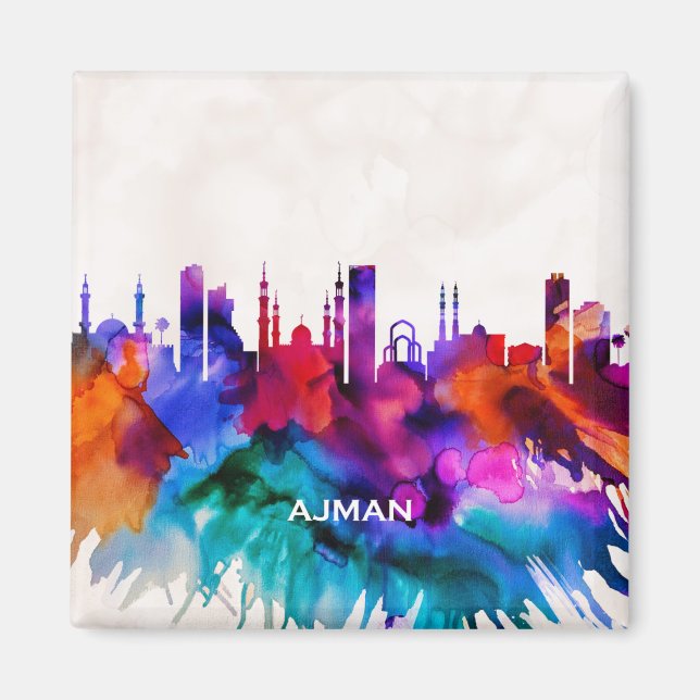 Ajman Skyline Magnet (Front)