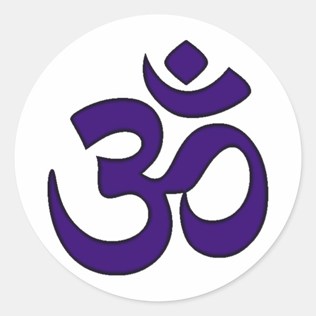 Ajna Chakra Classic Round Sticker (Front)