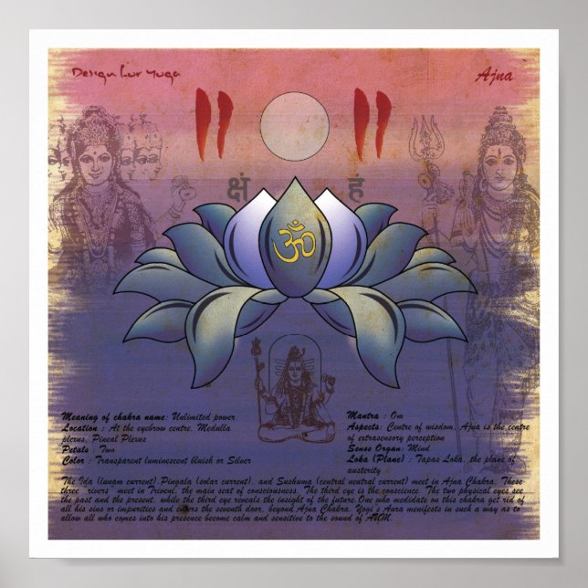 Ajna Chakra Poster (Front)