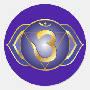 ajna or third eye chakra Sticker