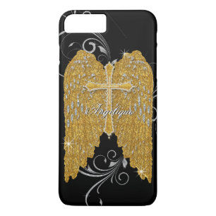 AJR-GS-3-angels-wings-BLK.jpg iPhone 8 Plus/7 Plus Case