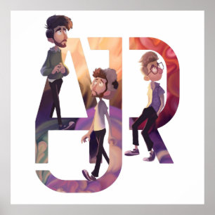 AJR The Click Galaxy Poster