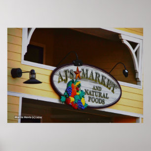 AJ's Market Poster