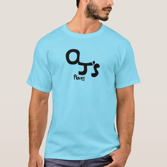 AJ's Plays Mens Tshirt (Front)