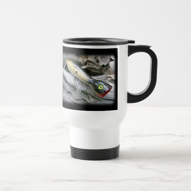 AJS Saltwater Lure Popper Coordinating Items Travel Mug (Right)