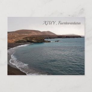 Ajuy Fuerteventura beach - postcard
