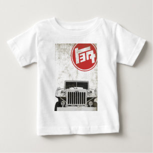 AK10 distressed - red Baby T-Shirt