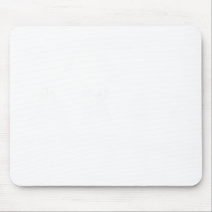 AK47 Rifles White Mouse Mat