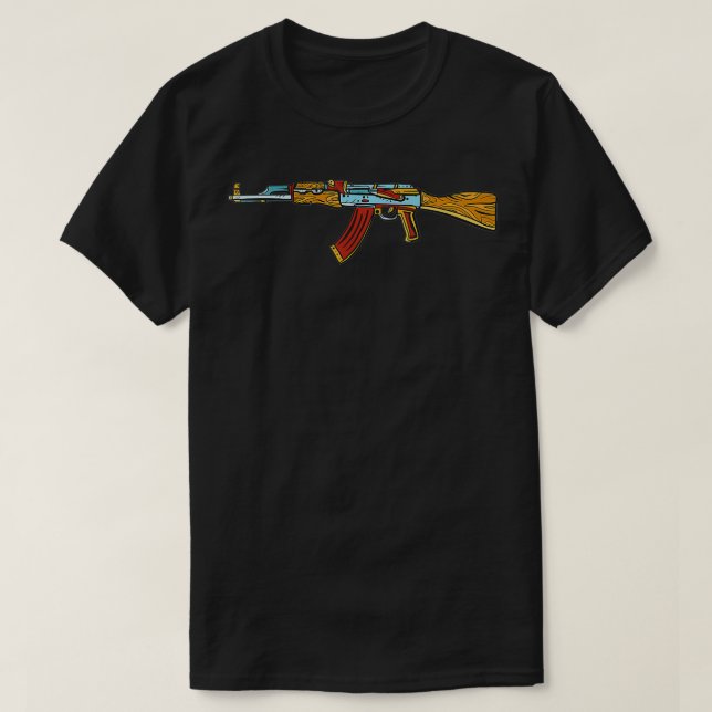 AK47 SOVI8 Vintage Propaganda T-Shirt (Design Front)