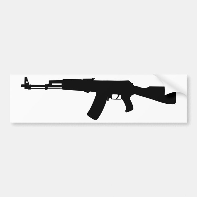AK - 47 BUMPER STICKER (Front)