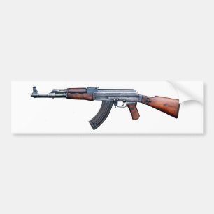 AK-47 BUMPER STICKER