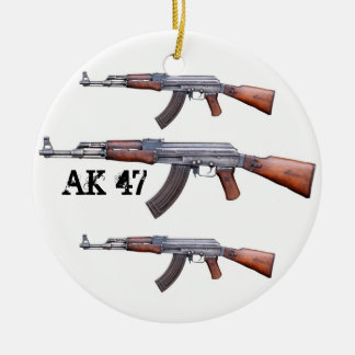 AK-47 CERAMIC TREE DECORATION