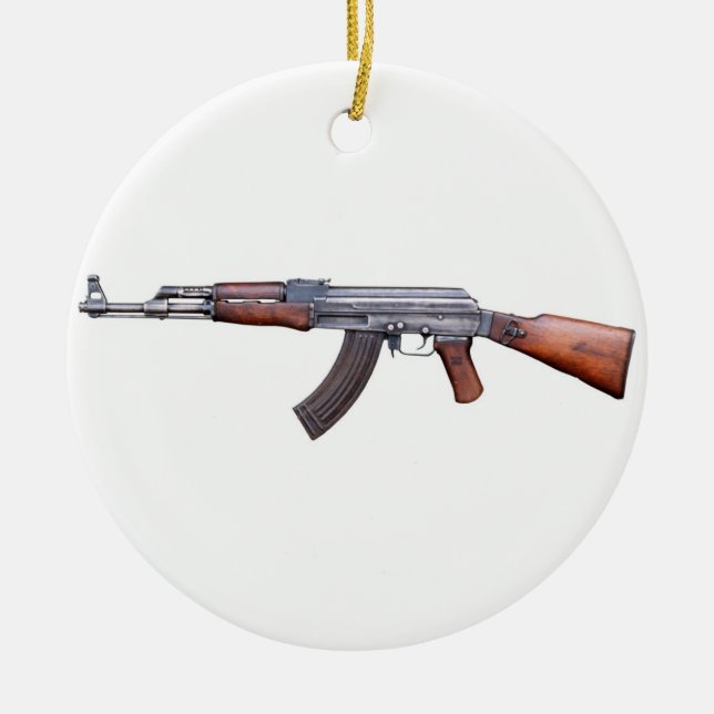 AK-47 CERAMIC TREE DECORATION (Front)