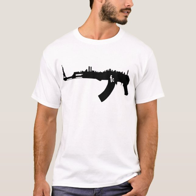 AK 47 NY Skyline T-Shirt (Front)
