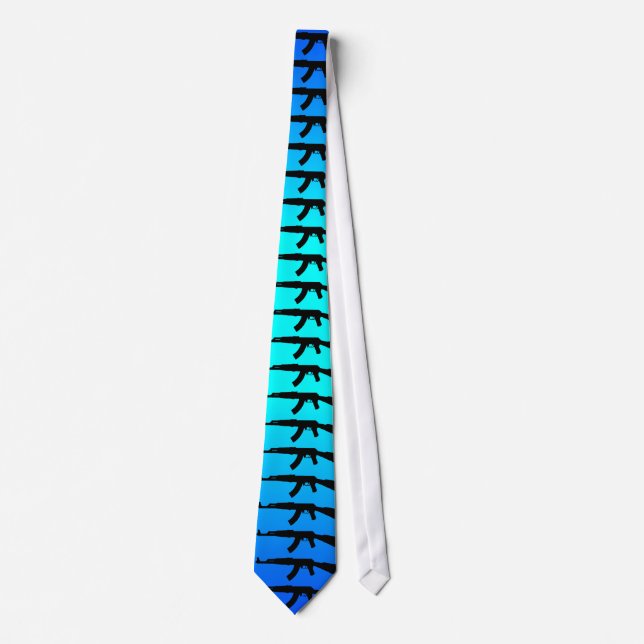 AK-47 Silhouette Tie (Front)