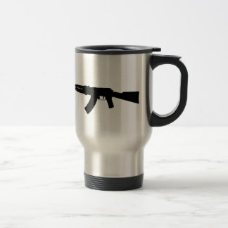 AK-47 Silhouette Travel Mug