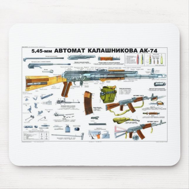 Ak 74 sparkling sepad mouse mat (Front)