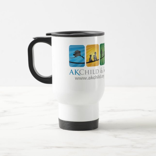 AK Child & Family Travel Mug (Colour) (Left)