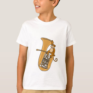AK- Monkey and Tuba Shirt