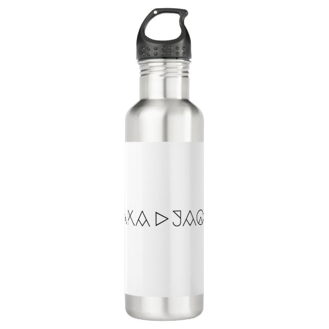 AKA JAQUE Stainless Steel Water Bottle (24oz.) (Front)