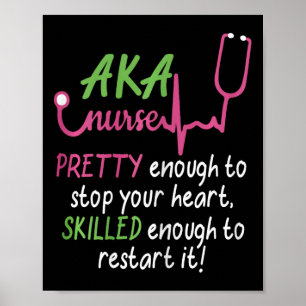 Aka Nurse Pretty To Stop Your Heart Nurse Week Gif Poster