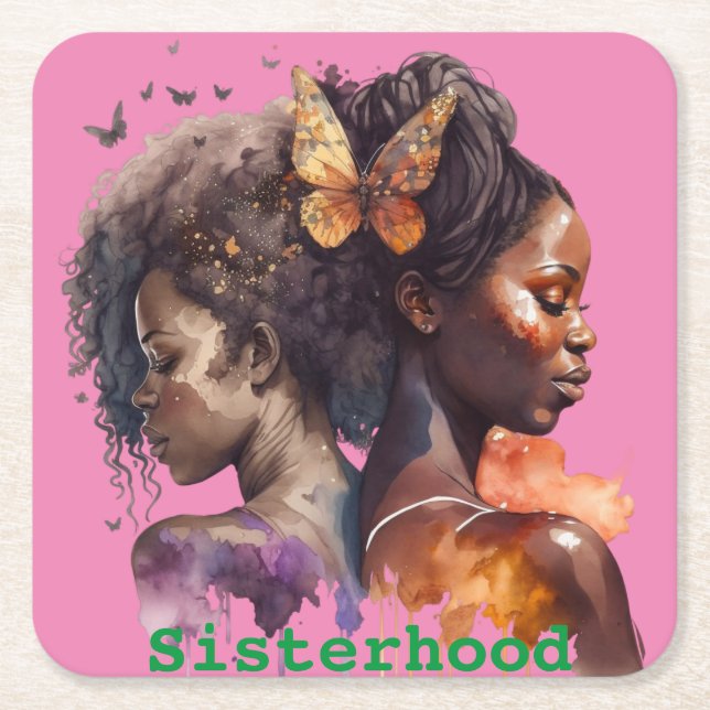 AKA - Sisterhood coasters (Front)