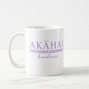 Akahai Kindness Mug Lavender lettering