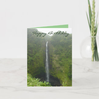 Akaka Falls Birthday Card