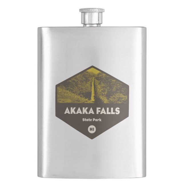 Akaka Falls State Park Hawaii Hip Flask (Front)