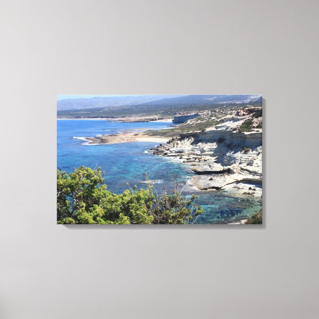 Akamas Peninsula Canvas Print (Front)