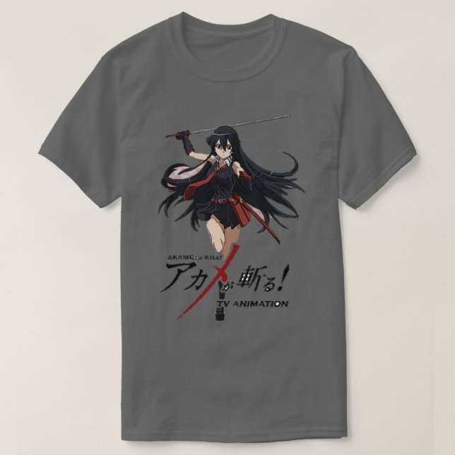 Akame ga Kill Red Eyes Sword T-Shirt (Design Front)