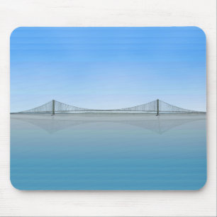 Akashi Kaikyo Suspension Bridge: aka Pearl Bridge Mouse Mat