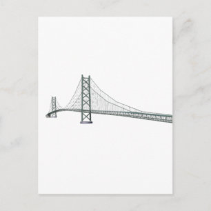 Akashi Kaikyo Suspension Bridge: aka Pearl Bridge Postcard