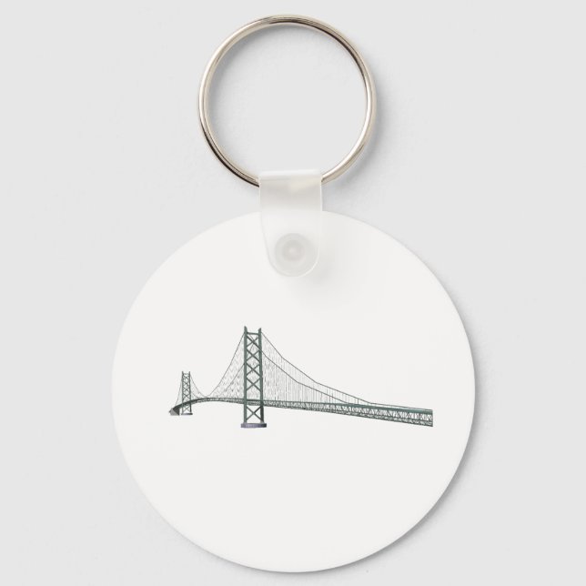 Akashi Kaikyo Suspension Bridge: Pearl Bridge Key Ring (Front)