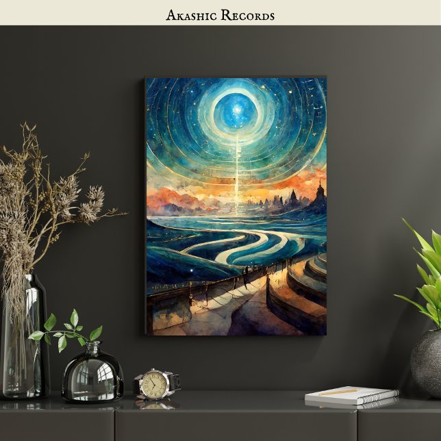Akashic Records Art - Answer Your Divine Calling   Poster (Creator Uploaded)